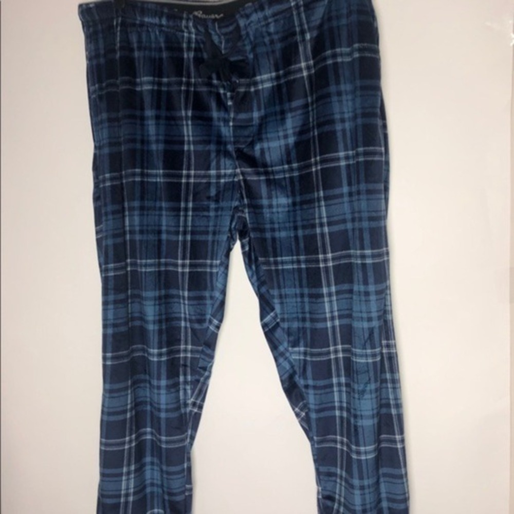 Eddie Bauer Men's Sleep Pants Blueβ Plaid XXL Loungewear
